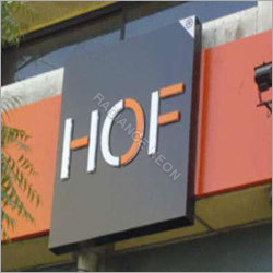 Backlit Glow Sign with ACP Undercutting Signboards
