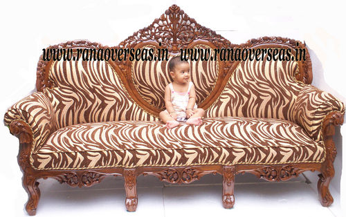 Wooden Carved Sofa Set.