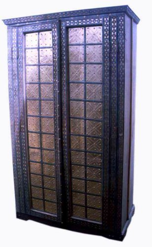 अलमारी नीला - लकड़ी का