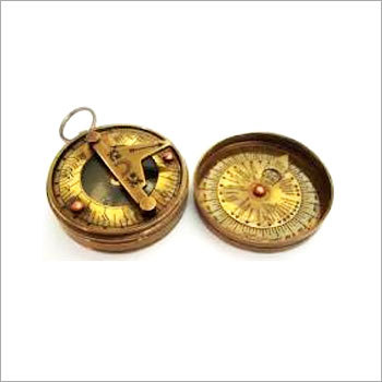 Brass Sundail Compass