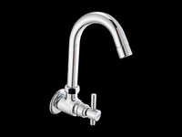 Sink Cock - Stainless Steel, Oval Design | Durable, Corrosion Resistant Bath Hardware Sets For Bathrooms