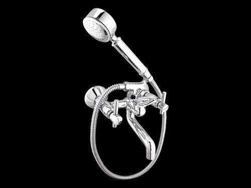 Stainless Steel Wall Mixer With Telephonic Shower