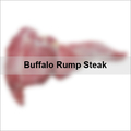 Buffalo Rump Steak - Vacuum Sealed, Refrigerated Storage , Impeccable Taste, Rich Aroma, High Nutrition, Long Shelf Life