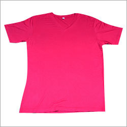 Womena s V neck T-shirt-Fabric Viscose Lycra