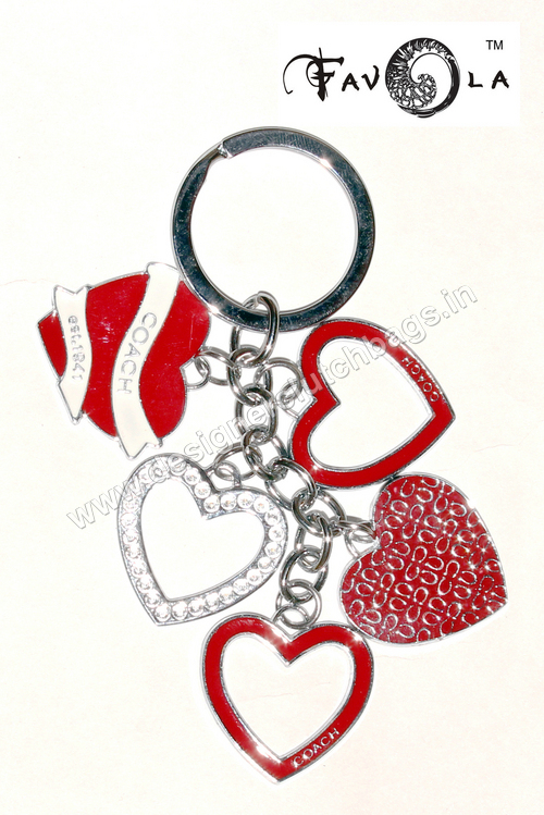 Crystal Heart Shape Keychain