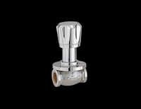 Concealed Stop Cock 15mm - Stainless Steel, Oval Shape | Ideal For Bathroom Connections, Reliable Performance, Meets Quality Standards