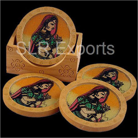 Meenakari Tea Coaster Set