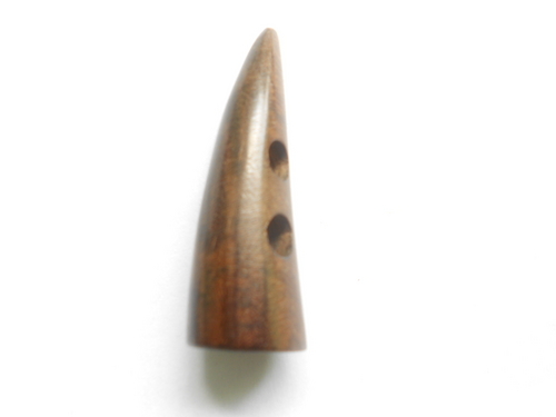 Wooden Toggles - Wood, 40x10 mm, Brown | Durable, Stylish, Functional, Eco-friendly, Versatile, Natural Finish, Two Holes