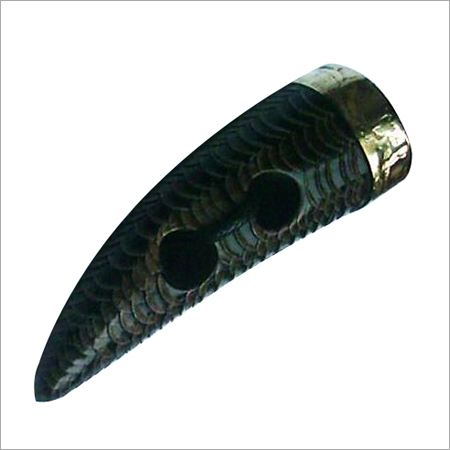 Horn Toggle With Brass Cap