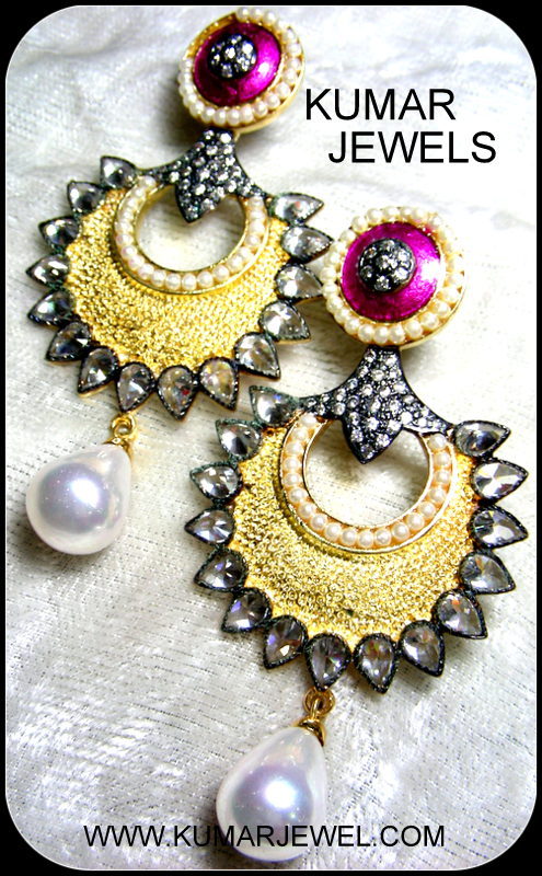 pear drop earrings.