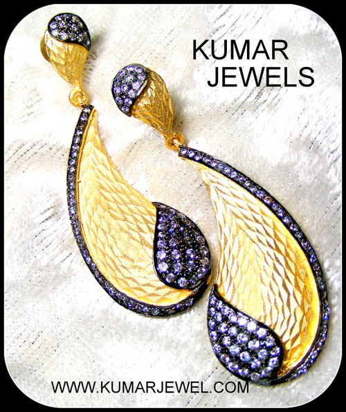 golden earrings.