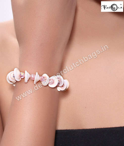 Imitation Jewellery - Shell Beads, 18-20 cm, Pink | Elegant Style, Unique Design, Durable Material, Versatile Accessory
