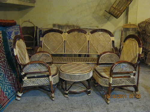 Sara Cane Sofa Set