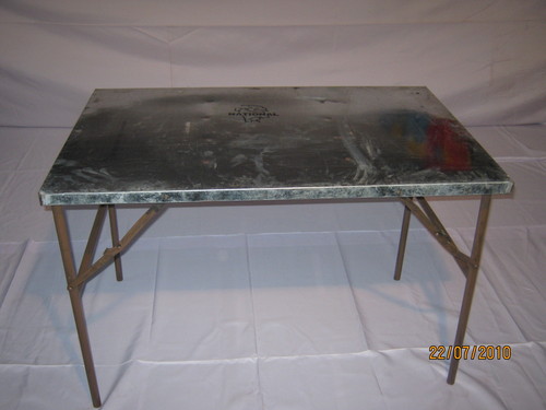 Folding Iron Table
