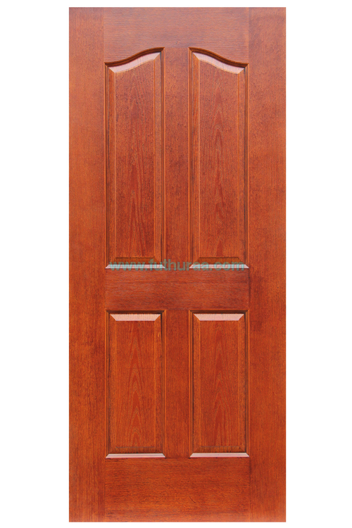 Flush Door (Skin door) with Polish with Natural finish