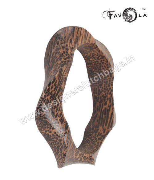 Bangle - Wood, 6x4 Inches, Brown | Stylish Design, Durable, Handcrafted, Eco-Friendly, Unique Shape