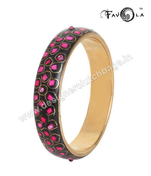 Swarovski Crystallized Pink Bangle