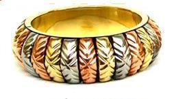Brass Studded Bangle