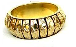 Brass Studded Bangle
