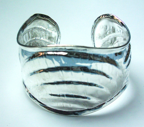 Brass Silver Plated Cuff