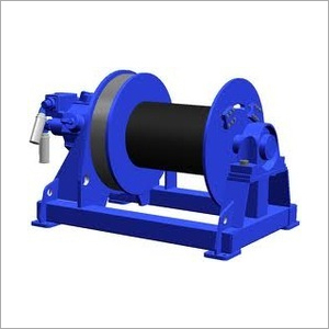 Power Winch - Electric Powered, Blue | Industrial Performance, Heavy-Duty Reliability