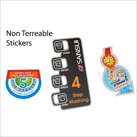 Non Tearable Stickers Printing Services