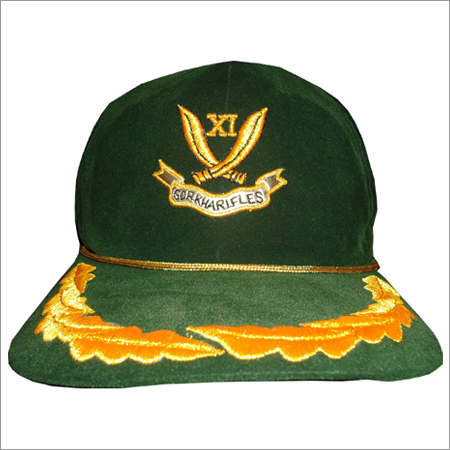 Green And Yellow Army Cap