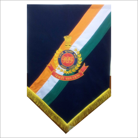 Blue And Golden Railway Banner