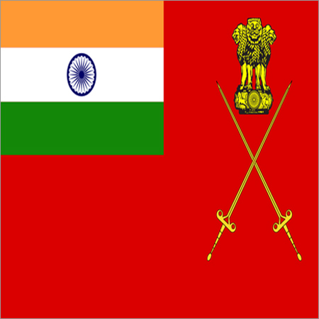 Silk Indian Army Flag