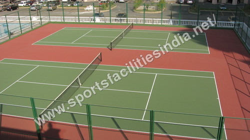 Wooden Tennis Court