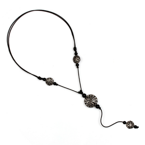 Black Onyx Diamond Necklace