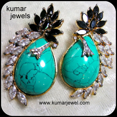 firoza stone earrings.
