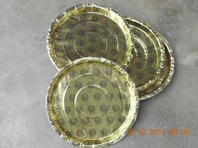 Buffet Meal Paper Plate