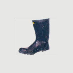Safety Shoes - Pvc/rubber Mid-calf Size 5-11 | Acid/alkali Proof, Anti-skid Sole, Steel Toe Cap, Fabric Lining Options