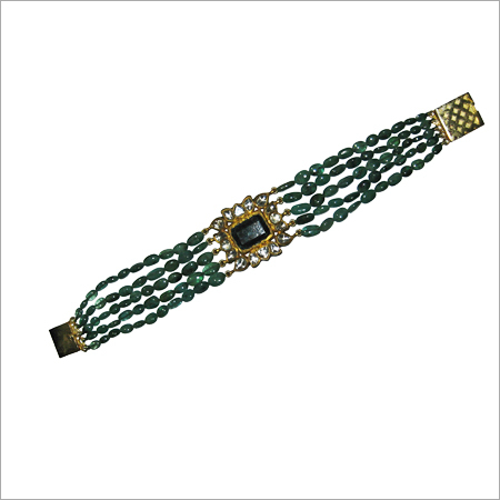 Polki & Emerald Bracelet