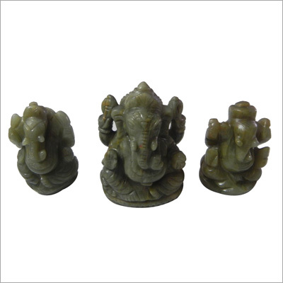 Catseye Ganesh Statue