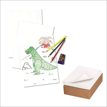 White Drawing Handmade Paper