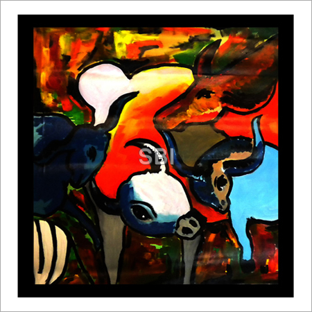 African Animal Painting