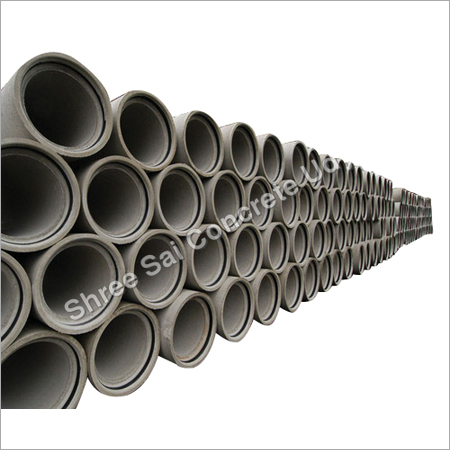 Gray Reinforced Concrete Pipes