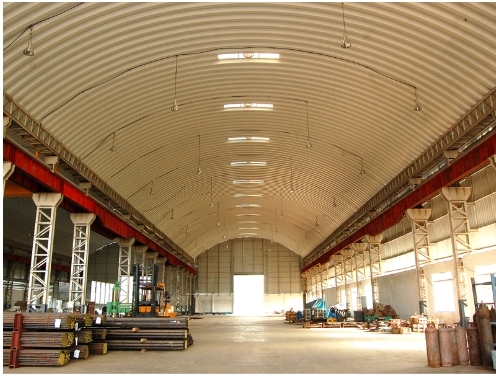 Roof With Steel Structure