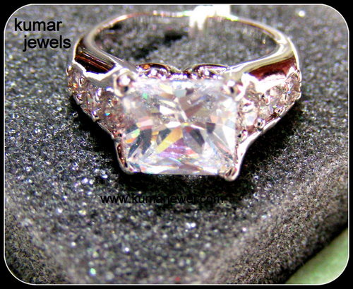 square diamond ring.