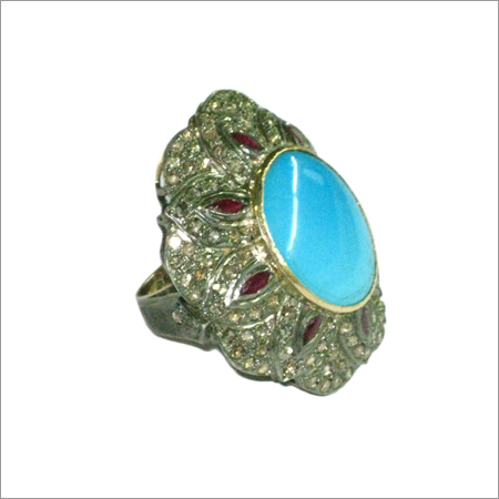 Diamond and Colored Stone Ring