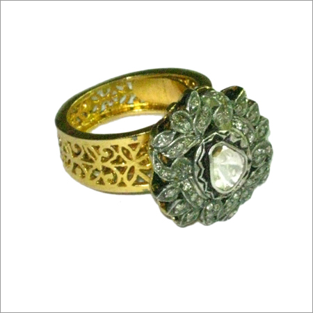 Rose Cut Diamond Ring