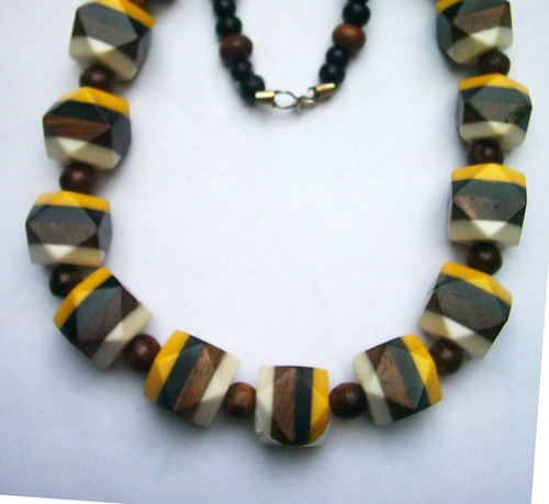 Resin Joint Beaded Necklaces