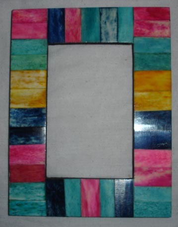 Bone Photo Frames - Bone Resin Marble Wood