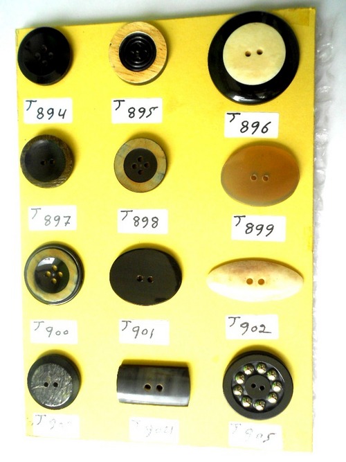 Modern Horn & Bone Button