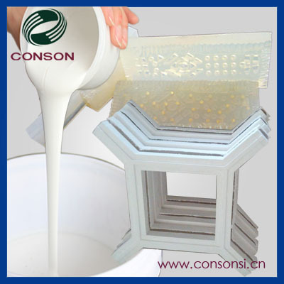 RTV-2 Silicone Rubber for Casting - Milky White Low Hardness 20 Shore A Viscosity 40000-5000 cps | Good Toughness Chemical Resistance Easy Pouring Durable Molds High Elongation