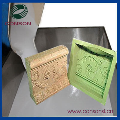 High tear strength silicone rubber for stone products molding 