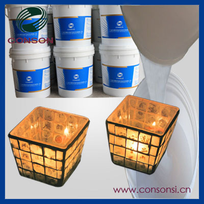 Excellent fluidity silicone rubber for casting of art candle and candle products