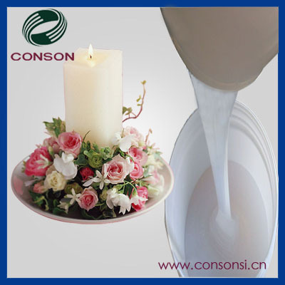 Heat resistance silicone rubber for casting of art candle and candle products